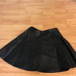 Abercrombie and Fitch leather skirt